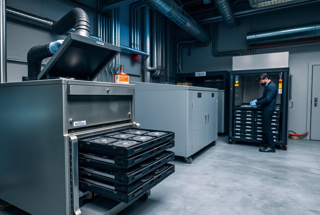 Certified data destruction of storage media