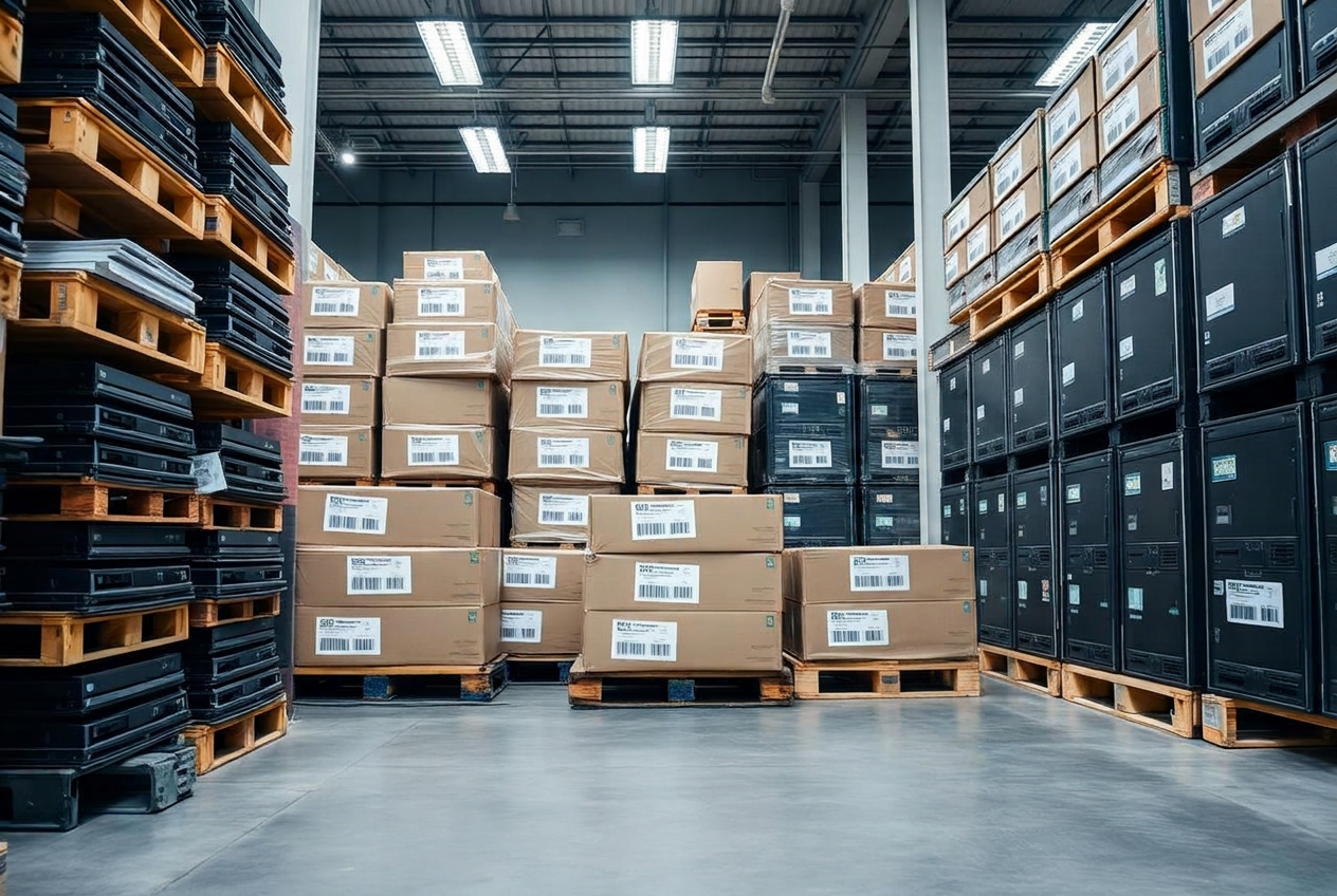 Retired IT assets processed for certified disposition