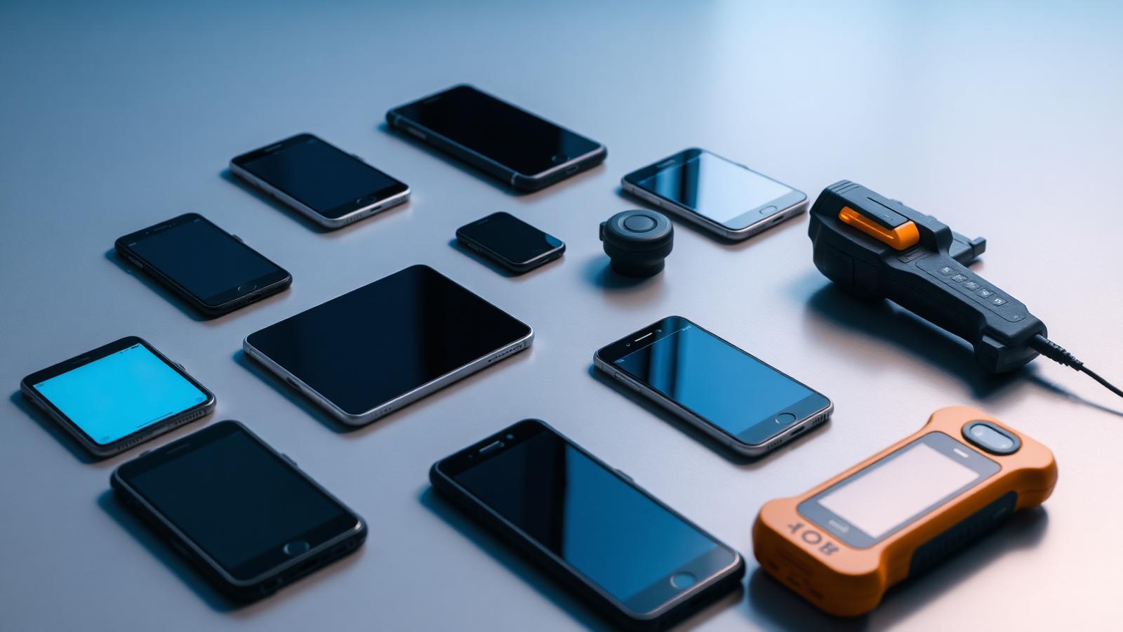 Enterprise smartphones, tablets and rugged handheld devices