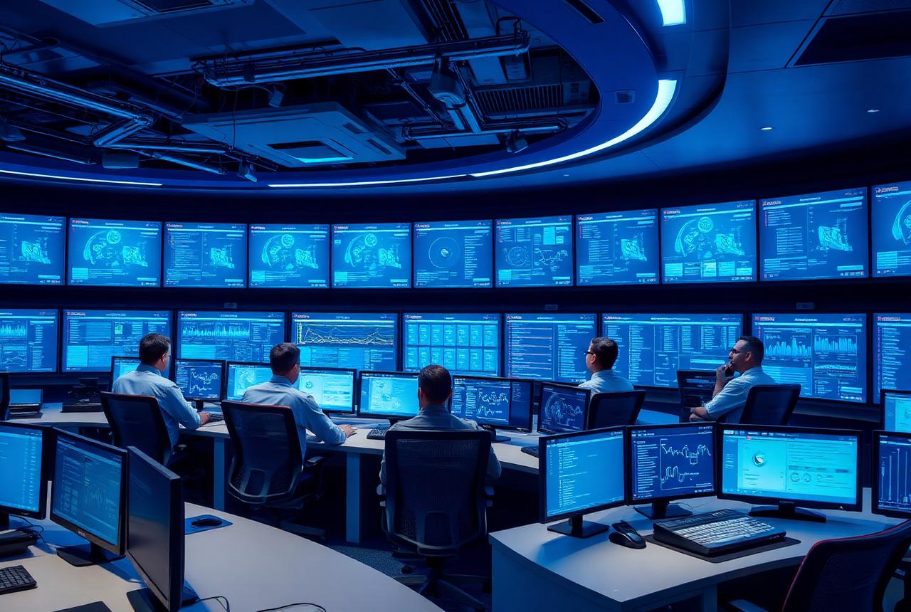 Remote infrastructure monitoring from an operations centre